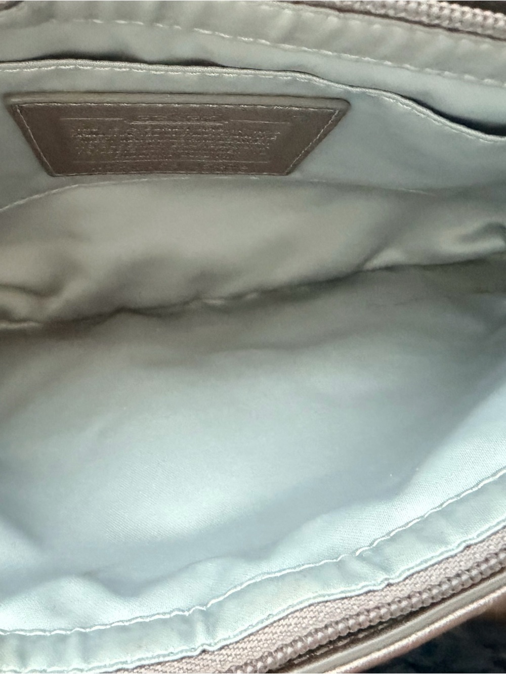 Coach Iridescent Sequin Wristlet Clutch - NWOT - Picture 8 of 8